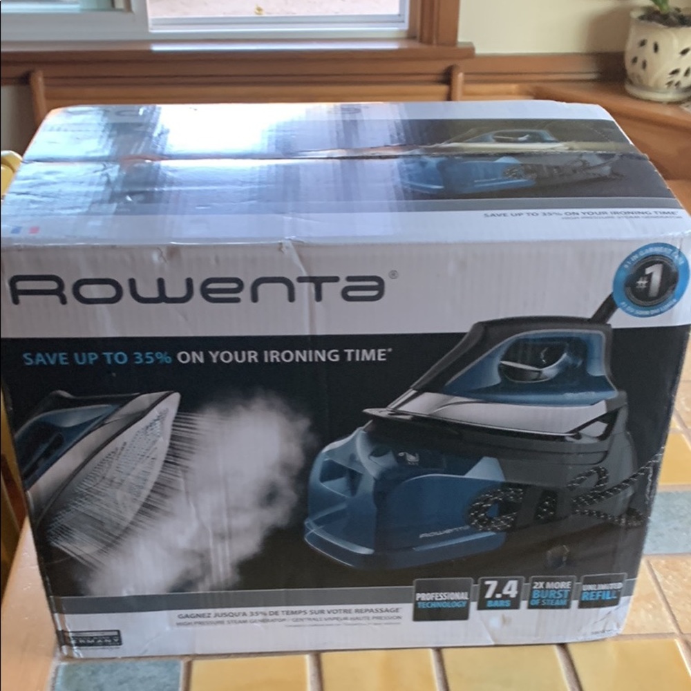 Rowenta steam iron. Brand new in box!!